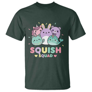 Kawaii Pastel Squish Squad Graphic T Shirt Cute Rainbow Animal Friends