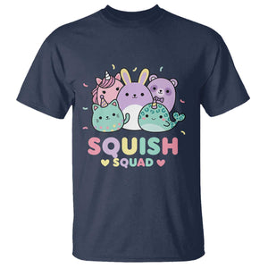 Kawaii Pastel Squish Squad Graphic T Shirt Cute Rainbow Animal Friends