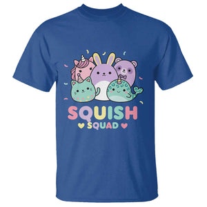 Kawaii Pastel Squish Squad Graphic T Shirt Cute Rainbow Animal Friends