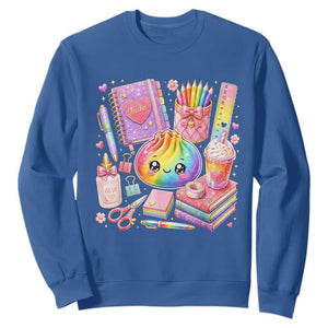 Kawaii Glitter Dumpling Teacher Stationeries Graphic Sweatshirt Cute Back To School for Teachers