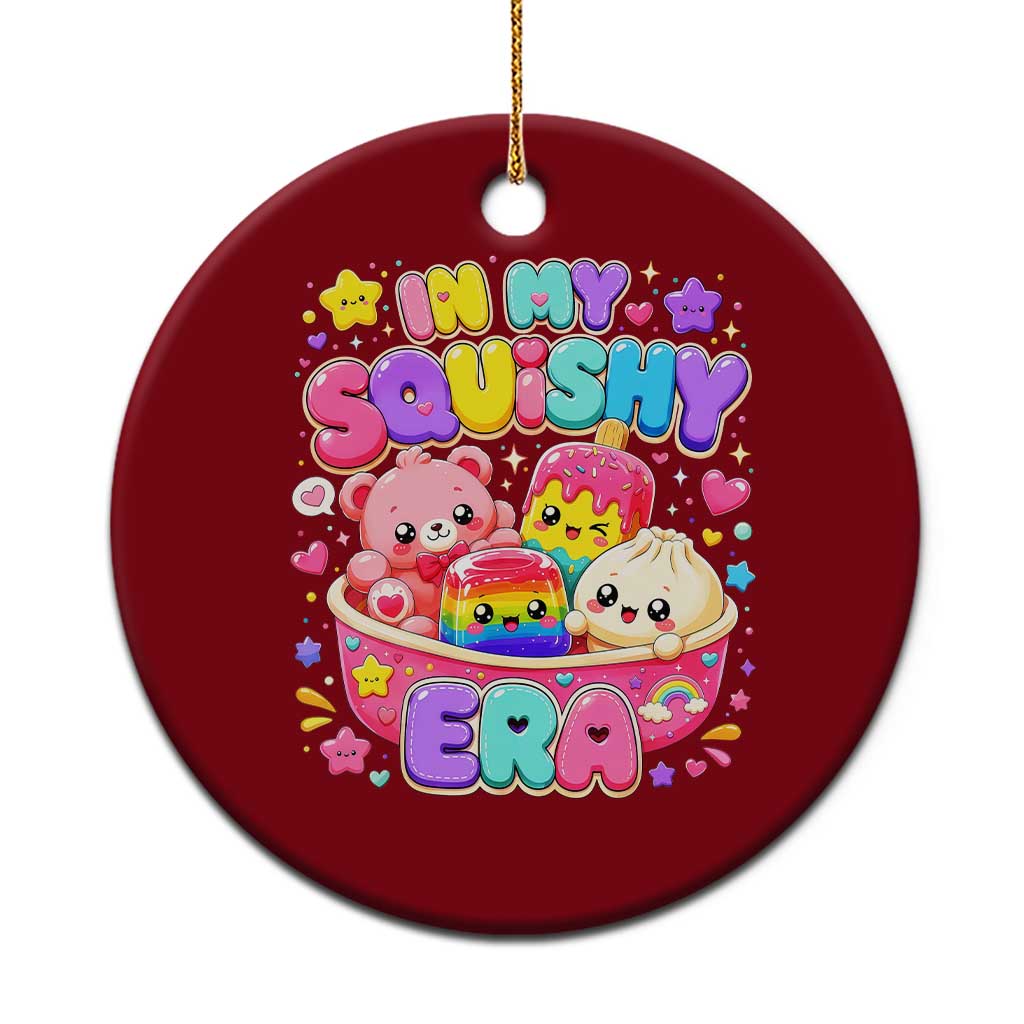 In My Squishy Era Kawaii Food Bowl Graphic Ceramic Ornament Cute Retro Pastel Dumpling Popsicle Bear Aesthetic