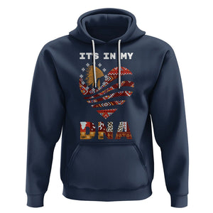 Native American Hoodie It's In My DNA Indigenous American Indian Heart TS02 Navy Printyourwear