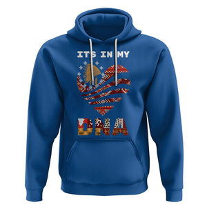 Native American Hoodie It's In My DNA Indigenous American Indian Heart TS02 Royal Blue Printyourwear