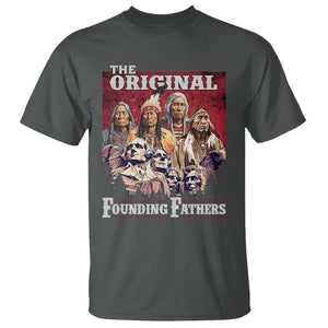 Native American T Shirt The Original Founding Fathers Indigenous American Indian Chiefs Native Pride TS02 Dark Heather Printyourwear
