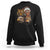 Native American Sweatshirt Indigenous American Indian Chief With Tiger Wolf American Eagle TS02 Black Printyourwear