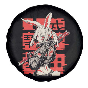 Anime Manga Cyberpunk Spare Tire Cover Techwear Harajuku Style Bunny Girl TS02 Print Your Wear