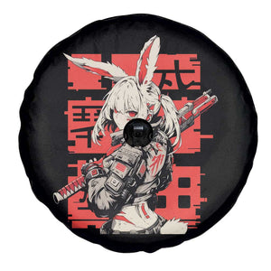 Anime Manga Cyberpunk Spare Tire Cover Techwear Harajuku Style Bunny Girl TS02 Print Your Wear