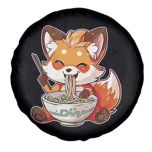 Kawaii Fox Ramen Japanese Spare Tire Cover Japanese Anime Otaku Manga Cute Graphic TS02 Print Your Wear