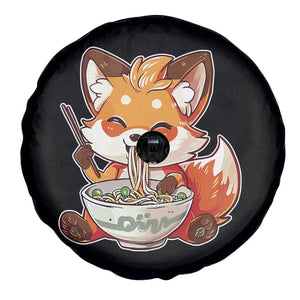 Kawaii Fox Ramen Japanese Spare Tire Cover Japanese Anime Otaku Manga Cute Graphic TS02 Print Your Wear