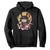 Japanese Samurai Cat Hoodie Ancient Ninja Kitten Warrior Tattoo Kawaii Otaku Retro TS02 Black Print Your Wear