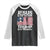 Christian Trump 2024 Raglan Shirt Jesus Is My Savior Trump Is My President Christ Cross American Flag TS02 Black White Print Your Wear