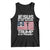 Christian Trump 2024 Tank Top Jesus Is My Savior Trump Is My President Christ Cross American Flag TS02 Black Print Your Wear