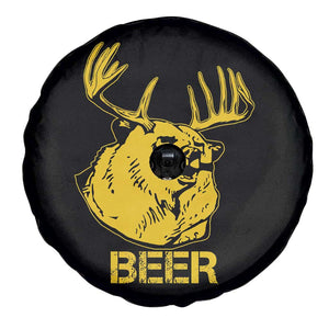 Funny Deer Hunting Spare Tire Cover Bear Plus Deer Equals Beer USA Hunter TS02 Print Your Wear