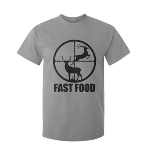 Deer Hunting T Shirt For Kid Deer Hunting Funny Hunter Fast Food Gift TS02 Sport Gray Print Your Wear