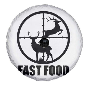 Deer Hunting Spare Tire Cover Deer Hunting Funny Hunter Fast Food Gift TS02 Print Your Wear