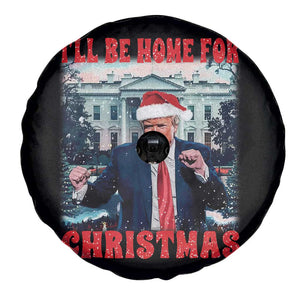 Christmas Dancing Trump Spare Tire Cover I'll Be Home For Xmas Viral Dances White House Retro Vintage TS02 Print Your Wear