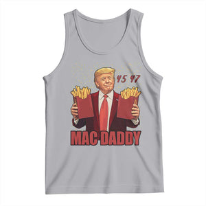 Funny Trump French Fries 2024 Tank Top Mac Daddy 47th President McDon Fast Food TS02 Athletic Heather Print Your Wear