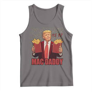 Funny Trump French Fries 2024 Tank Top Mac Daddy 47th President McDon Fast Food TS02 Deep Heather Print Your Wear