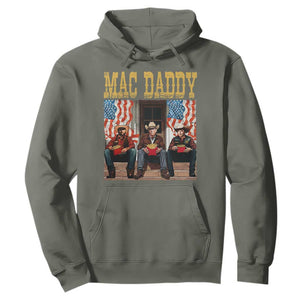 Mac Daddy Hoodie Trump Vance Elon 2025 American Flag TS02 Military Green Print Your Wear