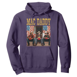 Mac Daddy Hoodie Trump Vance Elon 2025 American Flag TS02 Purple Print Your Wear