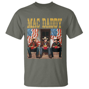 Mac Daddy T Shirt Trump Vance Elon 2025 American Flag TS02 Military Green Print Your Wear