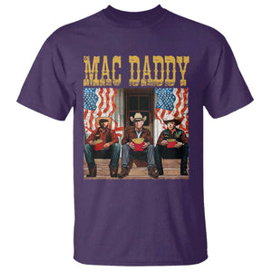 Mac Daddy T Shirt Trump Vance Elon 2025 American Flag TS02 Purple Print Your Wear