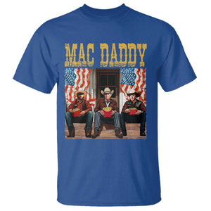 Mac Daddy T Shirt Trump Vance Elon 2025 American Flag TS02 Royal Blue Print Your Wear