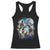 Funny Opossum Meme Racerback Tank Top Three Possum Screaming Under The Moon Weird Cursed Meme TS02 Black Print Your Wear