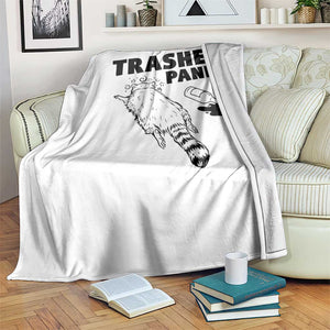 Funny Trashed Panda Throw Blanket Drunk Raccoon Meme Hot Mess TS02 Print Your Wear