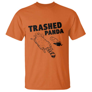 Funny Trashed Panda T Shirt Drunk Raccoon Meme Hot Mess TS02 Orange Print Your Wear