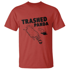 Funny Trashed Panda T Shirt Drunk Raccoon Meme Hot Mess TS02 Red Print Your Wear