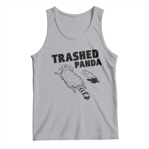Funny Trashed Panda Tank Top Drunk Raccoon Meme Hot Mess TS02 Athletic Heather Print Your Wear