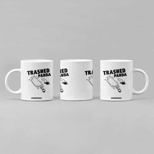 Funny Trashed Panda Coffee Mug Drunk Raccoon Meme Hot Mess TS02 Print Your Wear