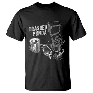 Funny Trashed Panda T Shirt Drunk Raccoon in Toilet Meme Hot Mess TS02 Black Print Your Wear