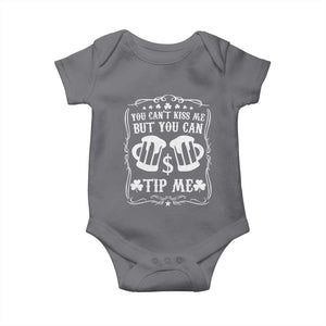 Funny St Patricks Day Baby Onesie Lucky Shamrock Waitress Bartender Waiter TS02 Charcoal Print Your Wear