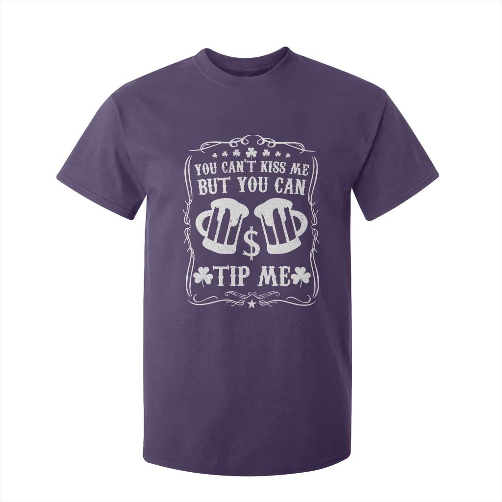 Funny St Patricks Day T Shirt For Kid Lucky Shamrock Waitress Bartender Waiter TS02 Purple Print Your Wear