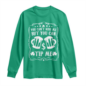 Funny St Patricks Day Long Sleeve Shirt Lucky Shamrock Waitress Bartender Waiter TS02 Irish Green Print Your Wear