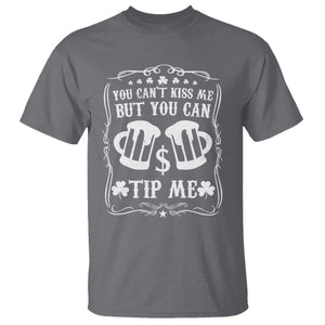 Funny St Patricks Day T Shirt Lucky Shamrock Waitress Bartender Waiter TS02 Charcoal Print Your Wear