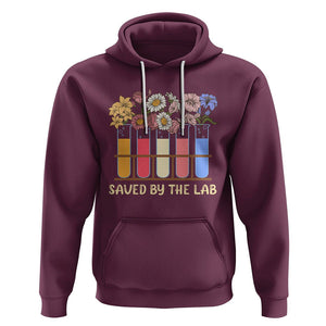 Lab Week 2024 Hoodie Saved By The Lab Medical Laboratory Tech Medical Lab Tech TS02 Maroon Printyourwear