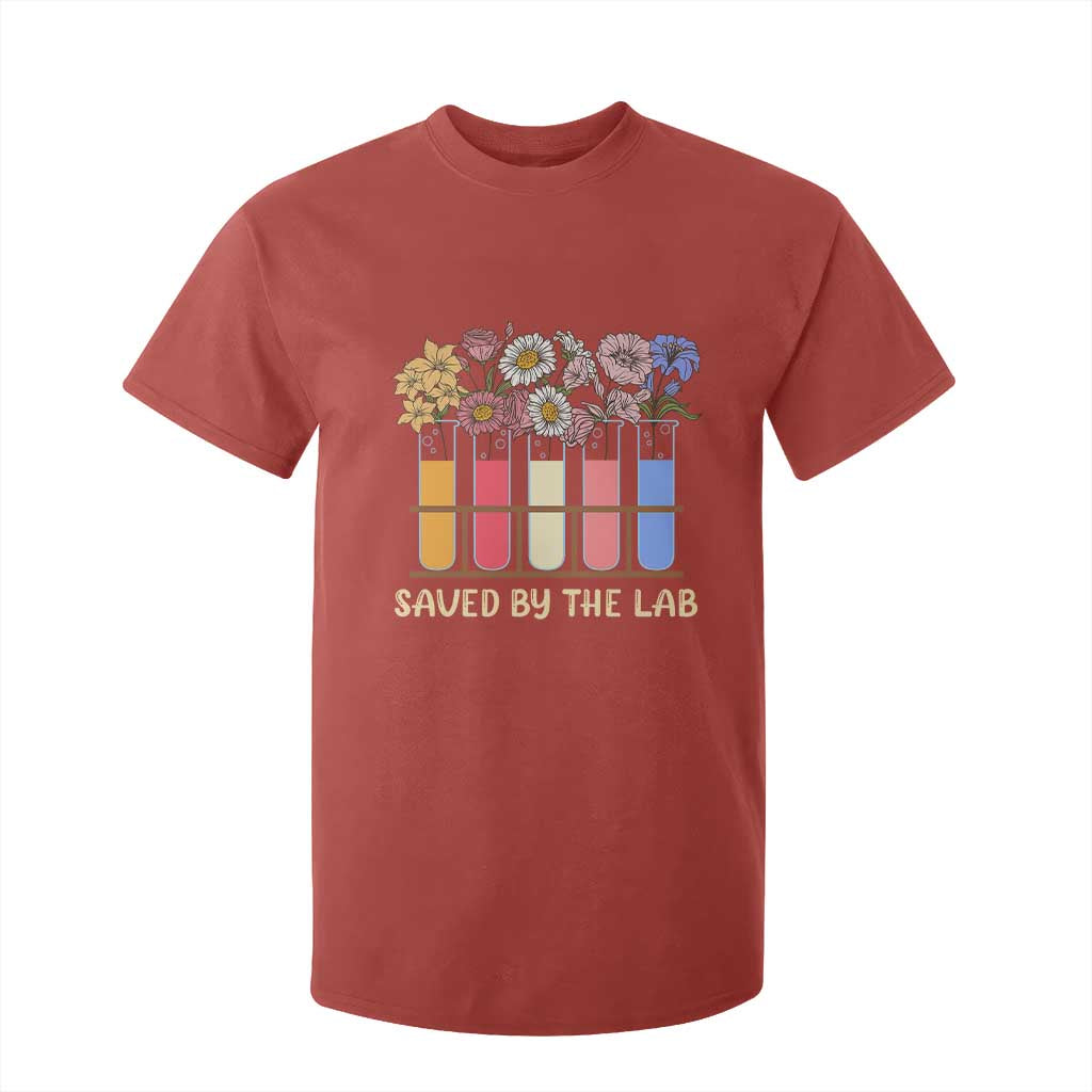 Lab Week T Shirt For Kid Saved By The Lab Medical Laboratory Tech Medical Lab Tech TS02 Red Print Your Wear