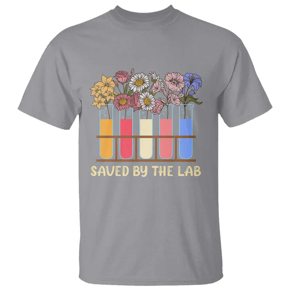 Lab Week T Shirt Saved By The Lab Medical Laboratory Tech Medical Lab Tech TS02 Sport Gray Printyourwear