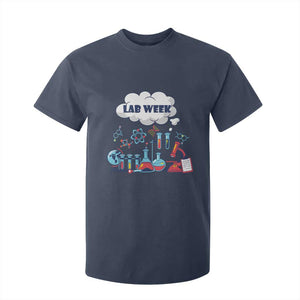 Lab Week T Shirt For Kid Medical Laboratory Science Lab Experiments TS02 Navy Print Your Wear