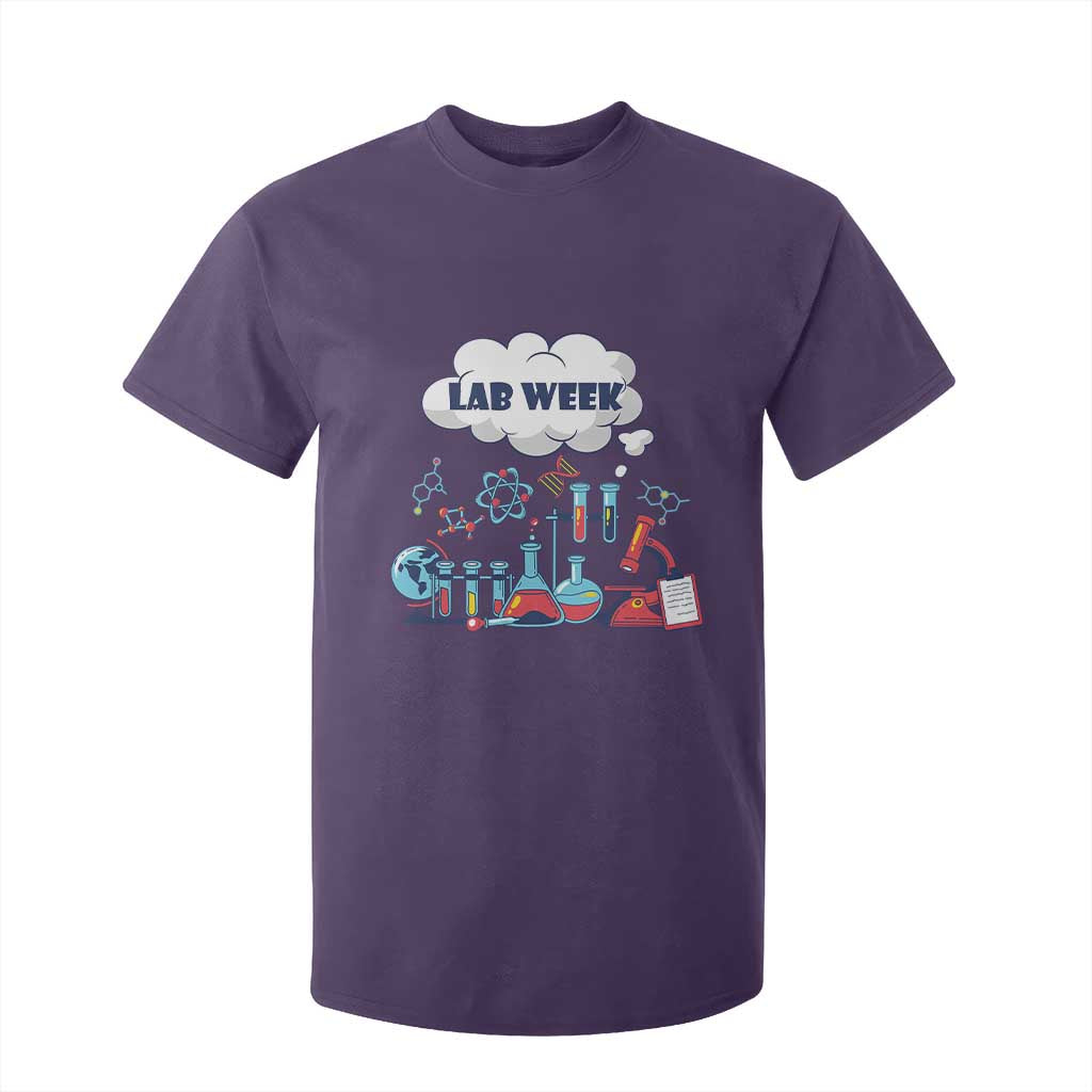 Lab Week T Shirt For Kid Medical Laboratory Science Lab Experiments TS02 Purple Print Your Wear