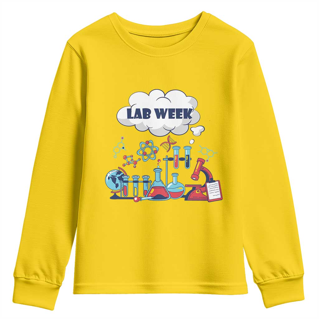 Lab Week Youth Sweatshirt Medical Laboratory Science Lab Experiments TS02 Daisy Print Your Wear