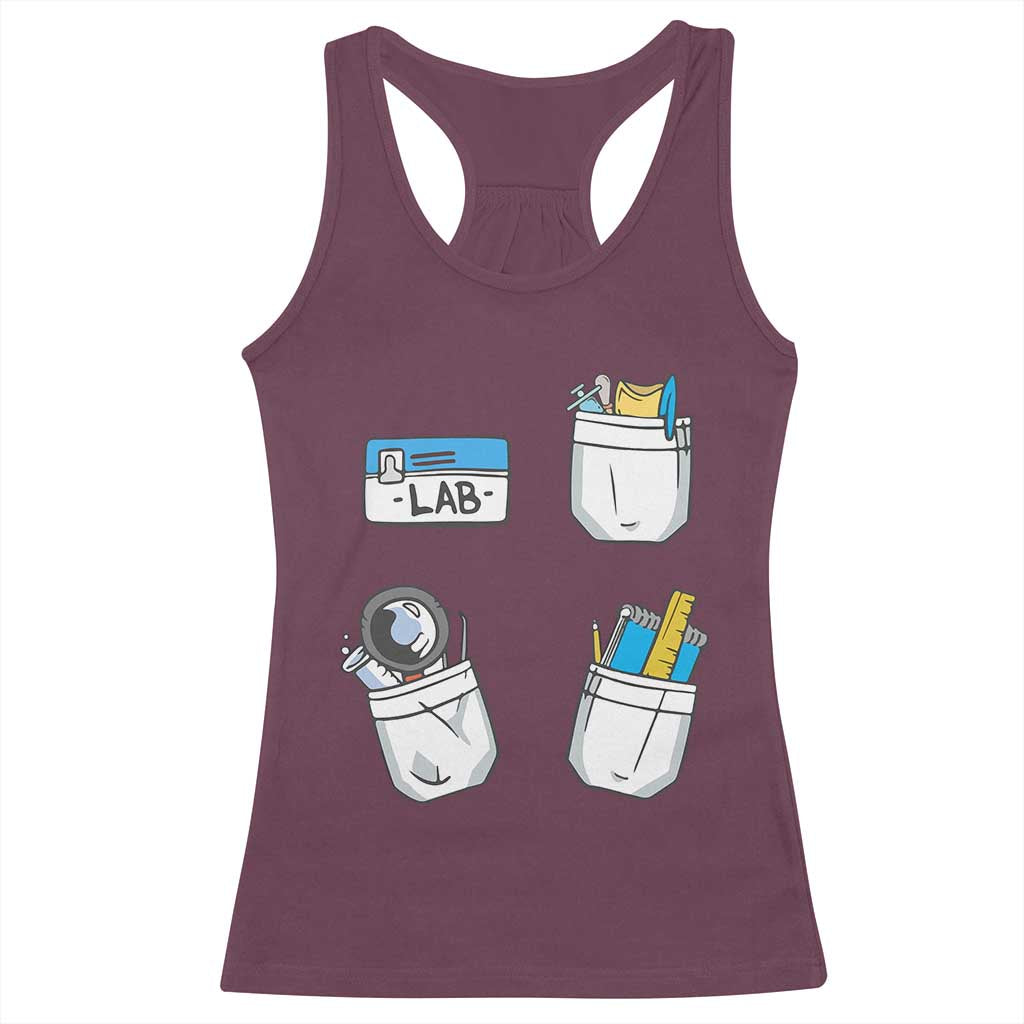 Lab Week Racerback Tank Top Lab Techinician Scientist Laboratory Assistant TS02 Maroon Print Your Wear