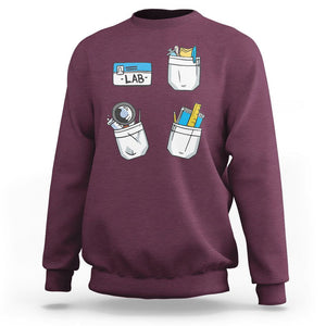 Lab Week 2024 Sweatshirt Lab Techinician Scientist Laboratory Assistant TS02 Maroon Printyourwear