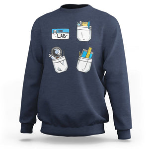 Lab Week 2024 Sweatshirt Lab Techinician Scientist Laboratory Assistant TS02 Navy Printyourwear