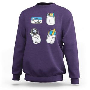 Lab Week 2024 Sweatshirt Lab Techinician Scientist Laboratory Assistant TS02 Purple Printyourwear