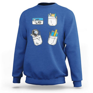 Lab Week 2024 Sweatshirt Lab Techinician Scientist Laboratory Assistant TS02 Royal Blue Printyourwear