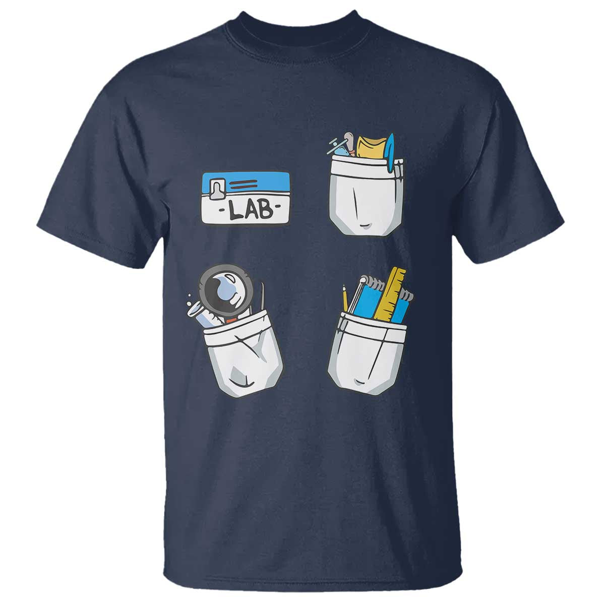 Lab Week T Shirt Lab Techinician Scientist Laboratory Assistant TS02 Navy Printyourwear